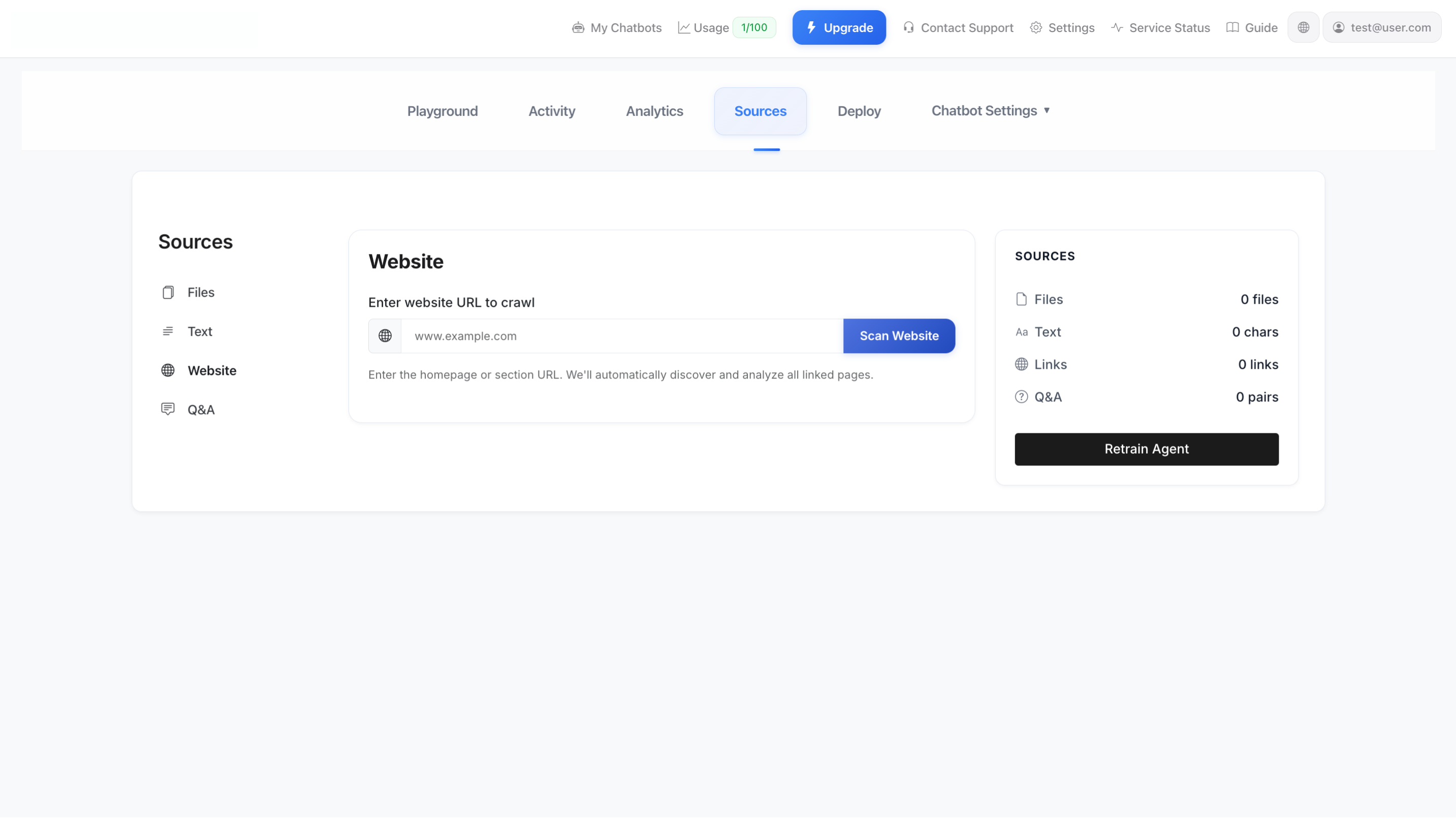 Svetainių nuskaitymas